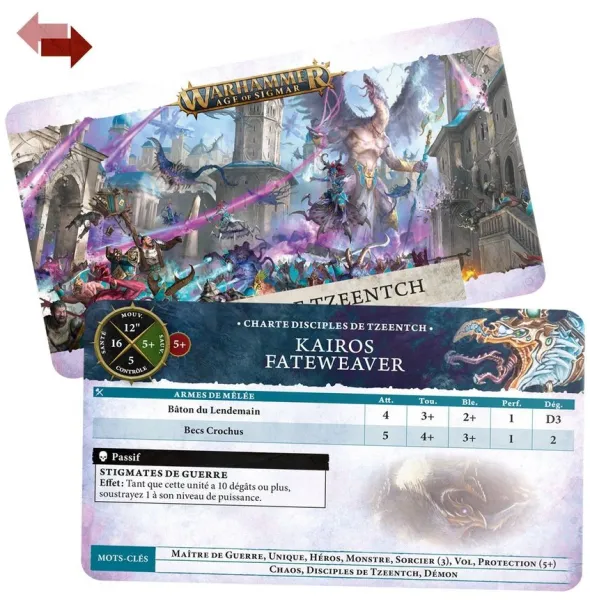 Age of Sigmar : Cartes de Charte - Disciples of Tzeentch