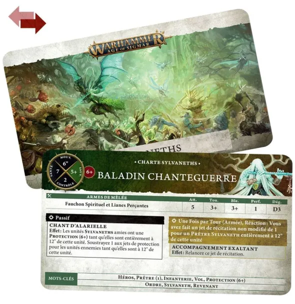 Age of Sigmar : Cartes de Charte - Sylvaneth