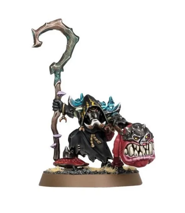 Age of Sigmar : Gloomspite Gitz - Bossquig avec Bruxo-Squig