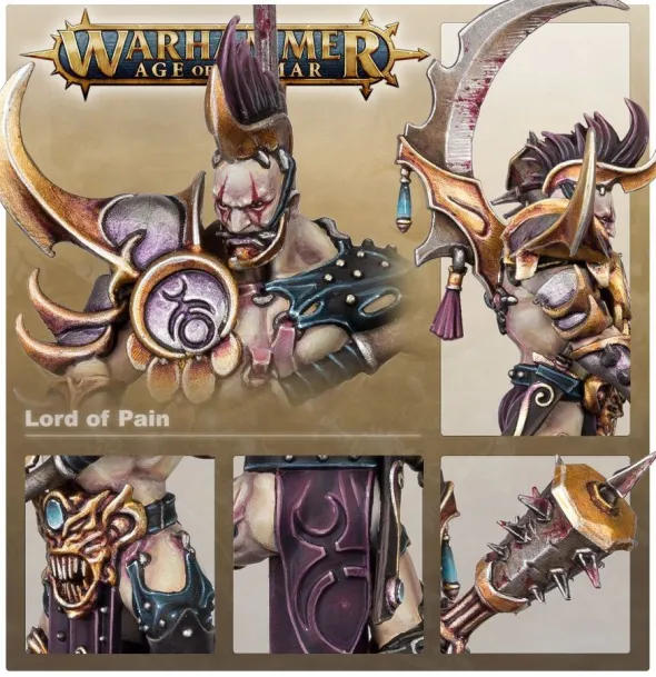 Age of Sigmar : Hedonites of Slaanesh - Lord of Pain