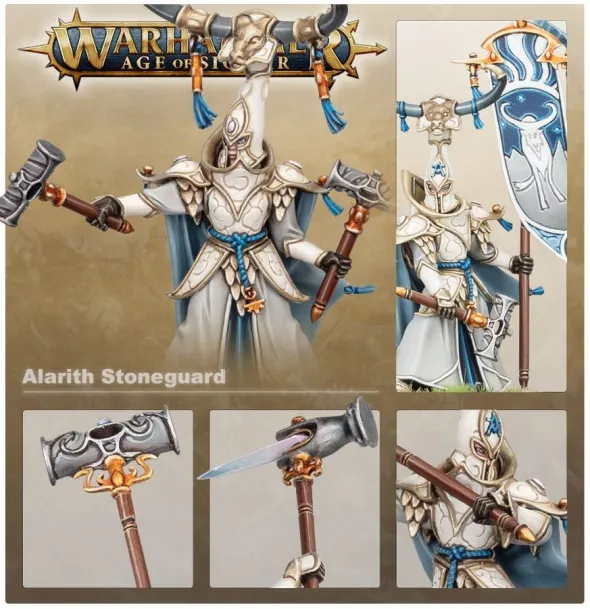 Age of Sigmar : Lumineth Realm-Lords - Alarith Stoneguard