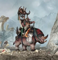 Age of Sigmar : Ogor Mawtribes - Morga l'Omnipotente, Tyran Suprême / Tyran sur Gloutocéros
