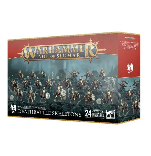 Age of Sigmar : Soulblight Gravelords- Squelettes Raclemorts