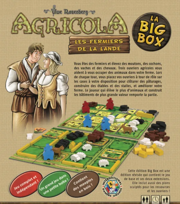 Agricola Big Box 2 Joueurs - Les Fermiers De La Lande
