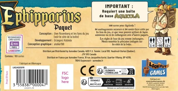Agricola - Deck Ephipparius