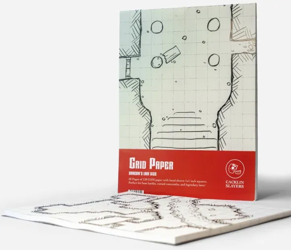 A3 Grid Paper - Dragon's Lair