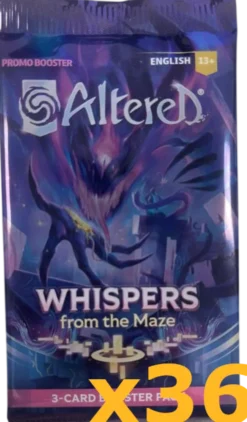 Altered - Whispers from the Maze - 36 Promo Boosters Display