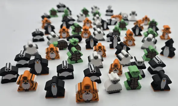 Animals set 1 - Carcassonne Big Box Meeples