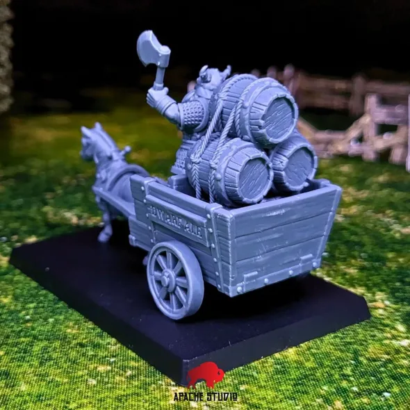 Apache Studio - Seigneurs Nains - Chariot de bières