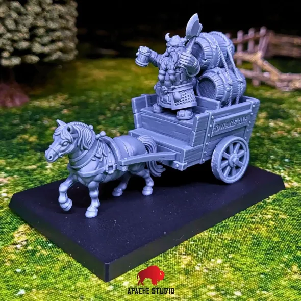Apache Studio - Seigneurs Nains - Chariot de bières