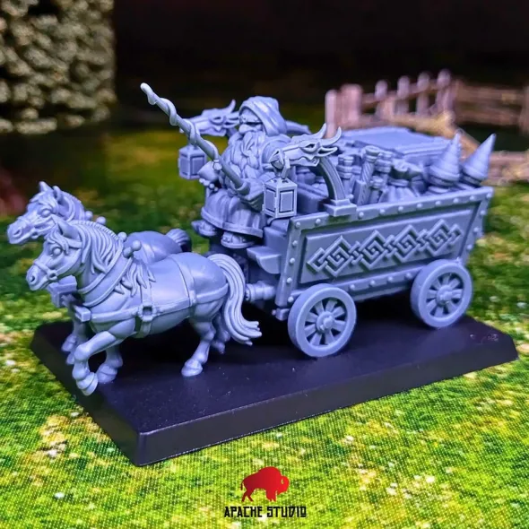 Apache Studio - Seigneurs nains - Chariot de ravitaillement