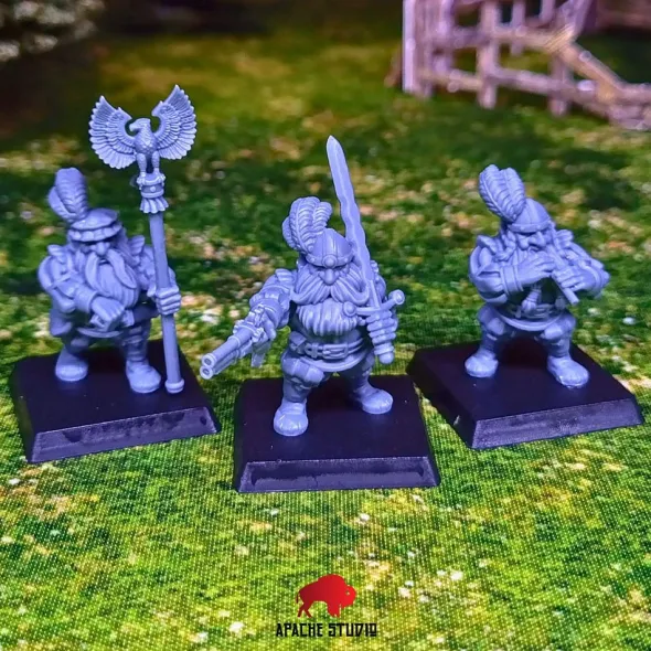 Apache Studio - Seigneurs nains - Mercenaires nains avec EMC