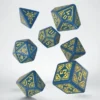 Arcade Blue & Yellow Dice Set