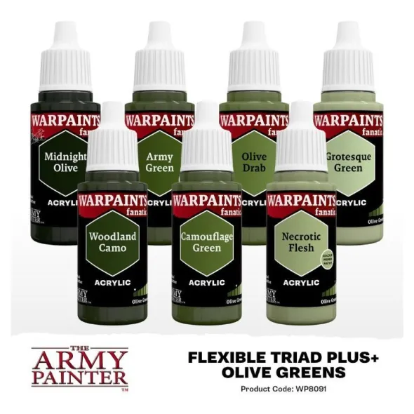 Army Painter - Olive Greens Flexible Triad Plus+
