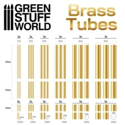 Assortiment de Tubes en Laiton