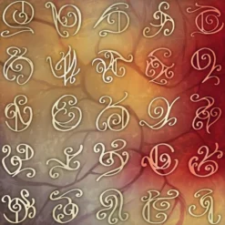 Aubelune - Glyphes dorés