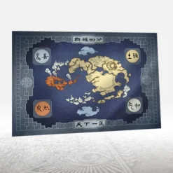 Avatar Légendes - Carte Géante en tissu