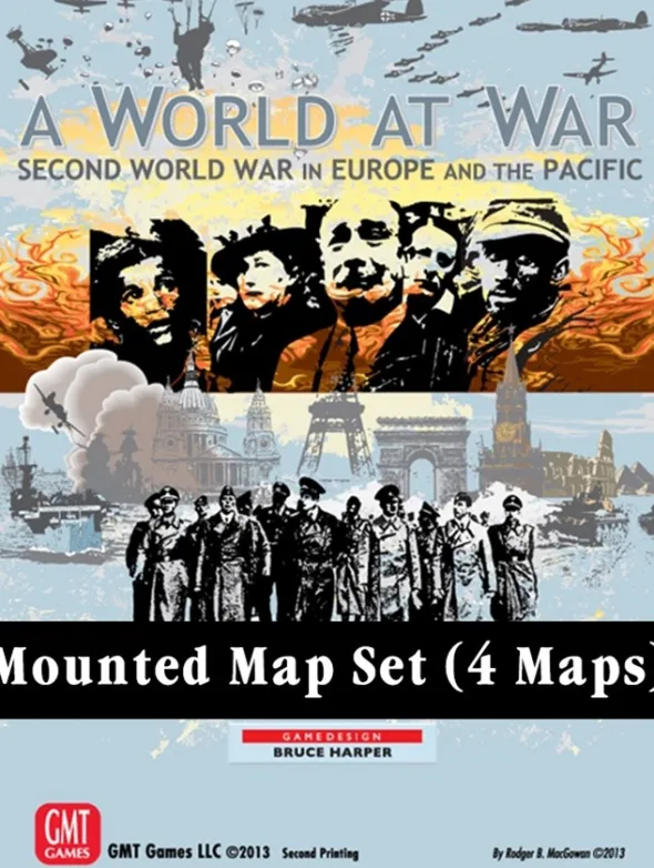 A World at War - 4th Printing Mounted Maps