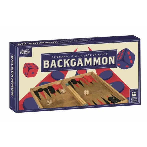 Backgammon Bois Vintage