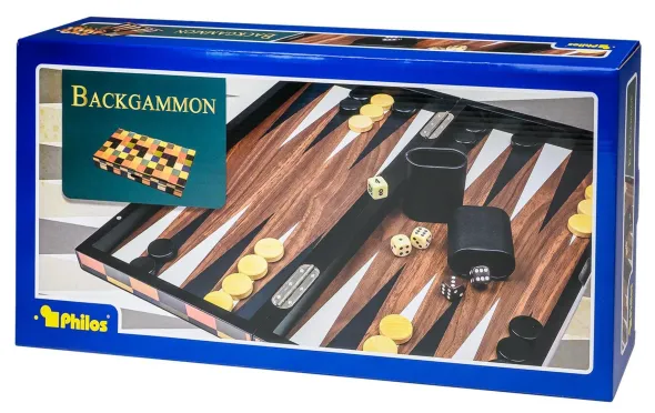 Backgammon Fourni - Fermeture Magnétique - Large 45x21 cm