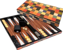 Backgammon Fourni - Fermeture Magnétique - Large 45x21 cm