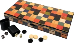 Backgammon Fourni - Fermeture Magnétique - Large 45x21 cm
