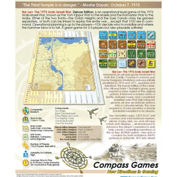 Bar-Lev: The 1973 Arab-Israeli War - Deluxe Edition