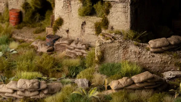 Basing Bits - Sandbag Barricades