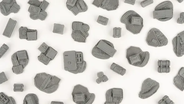 Basing Bits - Spaceship Corridor
