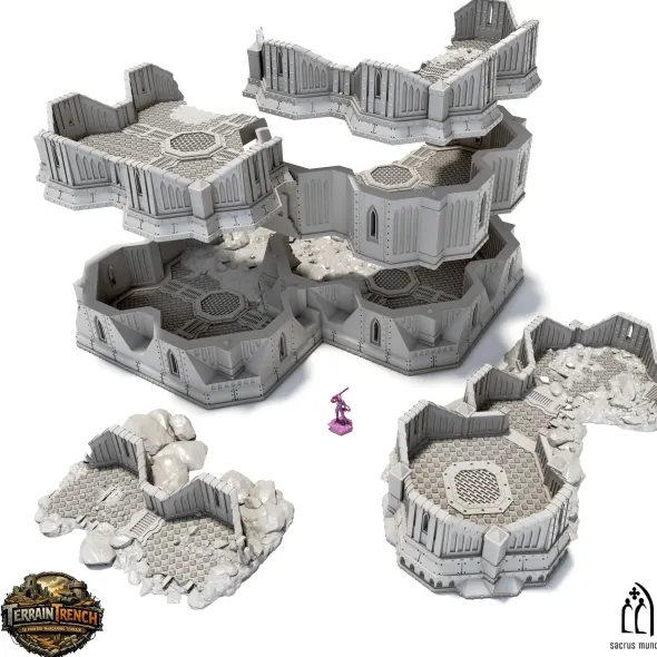 Bastion Remains B - Wargame Terrain
