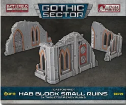 Battlefield in a Box: Gothic Sector: Castograd Hab Block Small Ruins