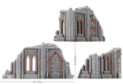 Battlefield in a Box: Gothic Sector: Castograd Hab Block Small Ruins