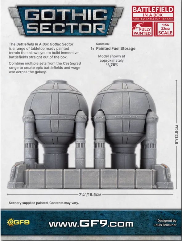 Battlefield in a Box: Gothic Sector: Castograd Fuel Storage