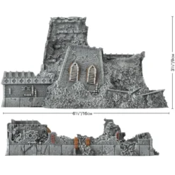 Battlefield in a Box: Mundus Imperialis - Scholam (Damaged and Destroyed)