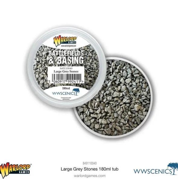 Battlefields & Basing: Large Grey Stones (180ml)