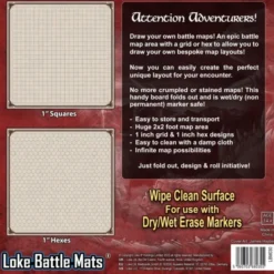 Battle Map Board - Grid & Hex
