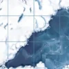 Battlemap Neige 120x90cm avec quadrillage