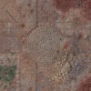Battlemap Ville 90x67,5cm avec quadrillage