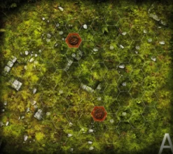 Battlemat Warhammer Underworlds - Forêt/Cimetierre
