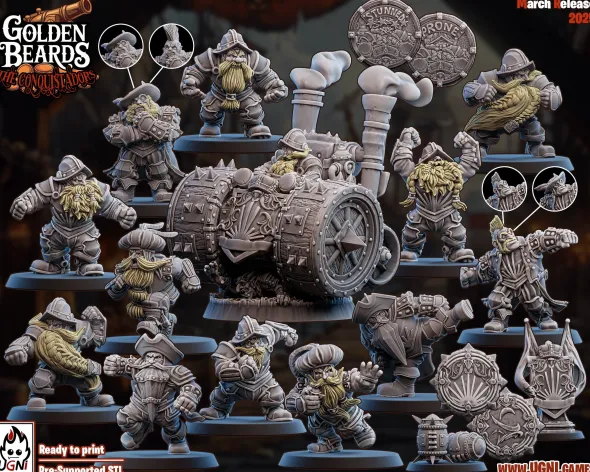 BB - Ugni Miniature - Golden Beards Team