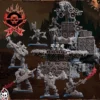 BB - Ugni Miniatures - Black Orc Mad Max Team + Décors