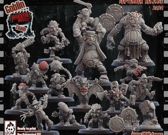 BB - Ugni Miniatures - Goblin Horror Team
