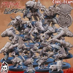 BB - Ugni Miniatures - Lizard Team