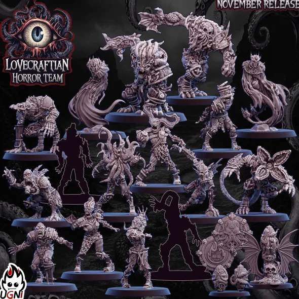 BB - Ugni Miniatures - Lovecraftian Horror Team