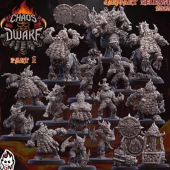 BB - Ugni Miniatures - Magma Chaos Dwarf Team