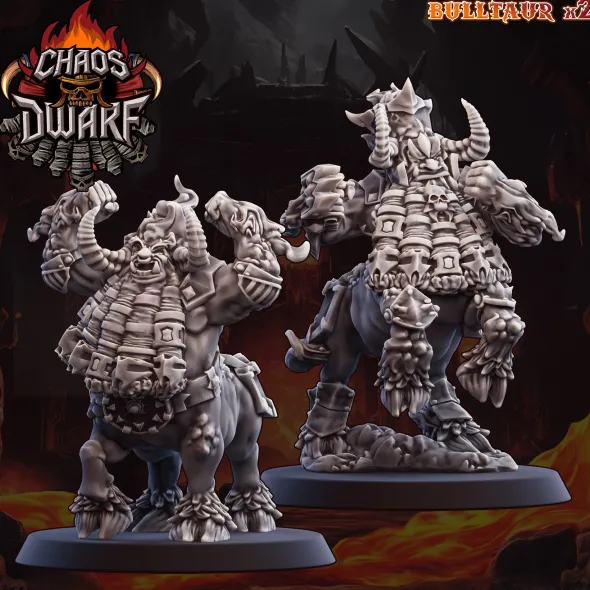 BB - Ugni Miniatures - Magma Chaos Dwarf Team
