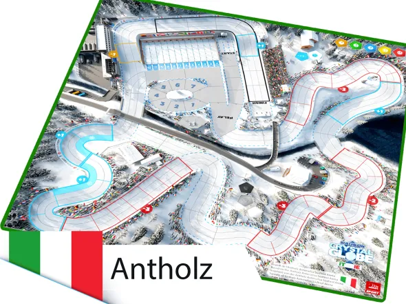 Biathlon Crystal Globe - Double-pistes 3D Antholz
