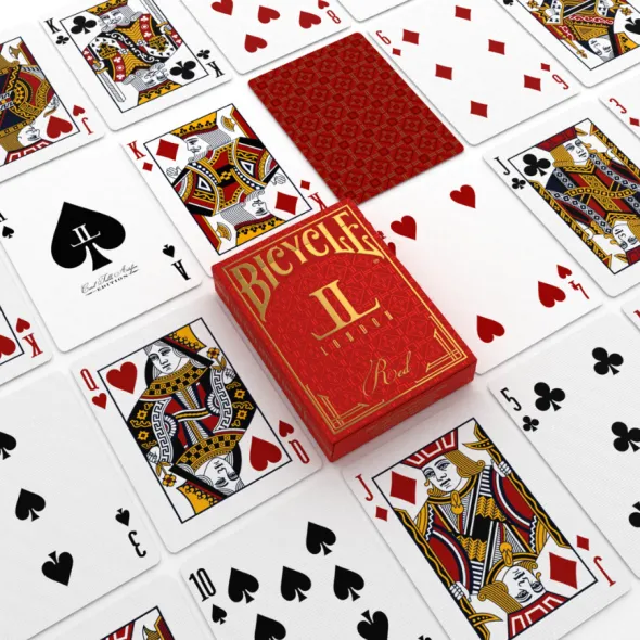 Bicycle - Laura London Red Playing Cards