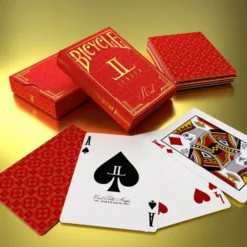 Bicycle - Laura London Red Playing Cards