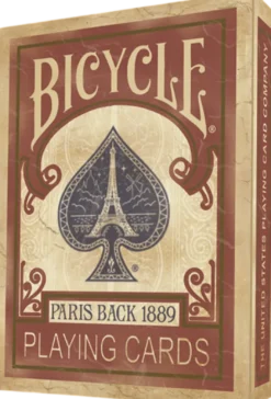 Bicycle Paris Back Playing Cards - Rouge 1889
